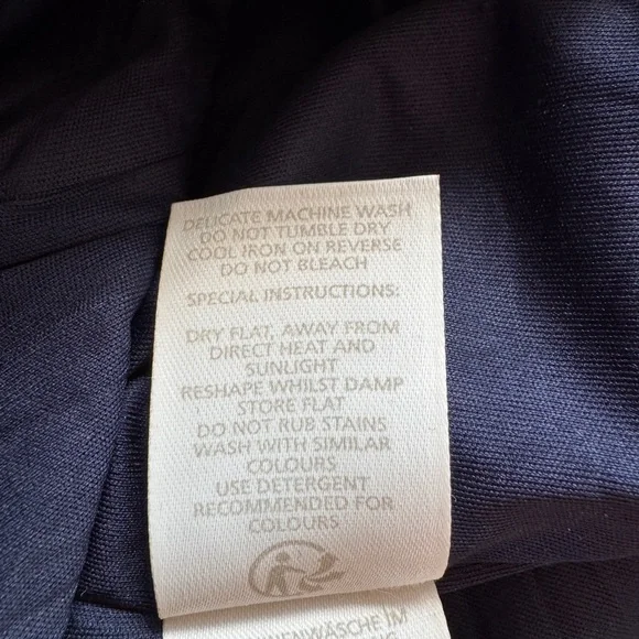 NWT Boden Annette Ponte Navy & Red Dress w 3/4 Sleeves Sz 10 US Dress like Kate! - Picture 14 of 15